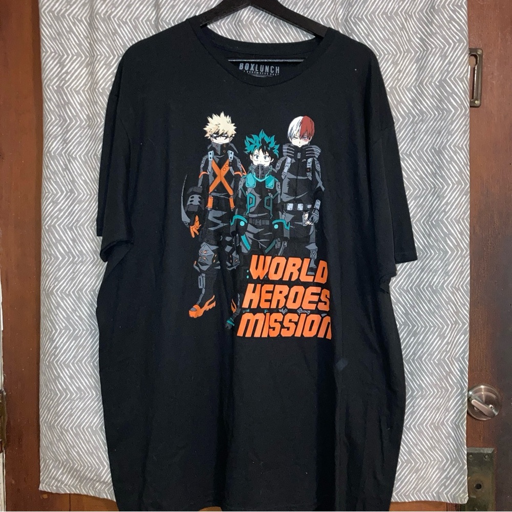 box lunch my hero academia World Heroes  Mission T-shirt